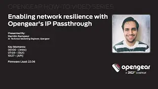 Enabling network resilience with Opengear's IP Passthrough