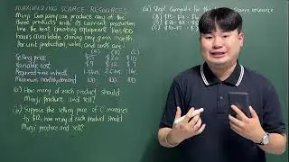 Differential Cost Analysis 5 - Maximizing Scarce Resources (Minji Company)