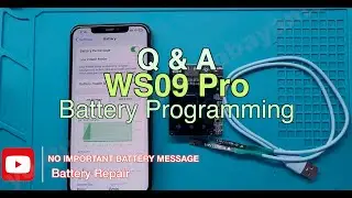 No Important Battery Message using W09 Programmer - Q & A Follow Up