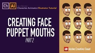 How to create vector drawn mouths in Illustrator to be used in the Adobe Character animator program!