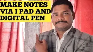 MAKING NOTES VIA IPAD