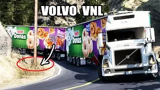 DOBLE Trailer de DONAS BIMBO Camión VOLVO VNL por Durango American Truck Simulator