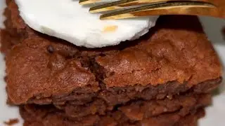 Брауни со сливочной начинкой ❤️