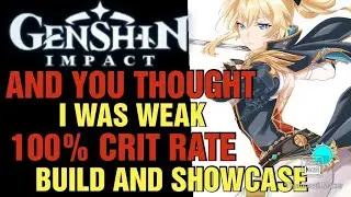 Jean 100% crit rate build what a amazing 5 star character.  Genshin impact
