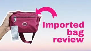 Trendy Imported Maroon Sling Bag