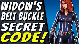 SECRET Marvel's Avengers BLACK WIDOW BELT BUCKLE CODE! Earth's Mightiest Edition Nameplate