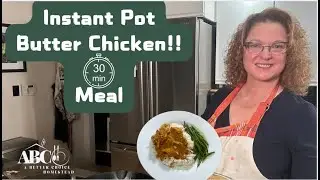 Instant Pot Butter Chicken with Garlicky Green Beans