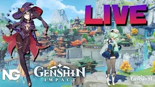 Caçando uns bosses em Teyvat | GENSHIN IMPACT (LIVE) | NightzelGames