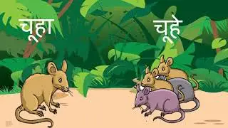 EKVACHAN BAHUVACHAN, Ek- Anek, chatur chuha path-2 hindi class-2, vachan badlo,