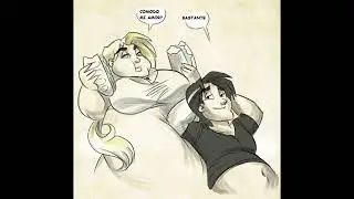 Comic pareja engordando