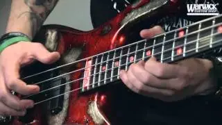 Leonid Maksimov with his custom made Streamer Stage I in the Warwick Showroom