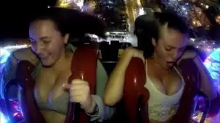 Bouncing Boobs On Swing #05 | Nip slip | Down Blouse | Slingshot