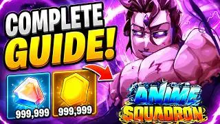 ANIME SQUADRON COMPLETE GUIDE! TIER LIST + ALL SECRET UNITS + FASTEST FARM METHODS! (all codes!)