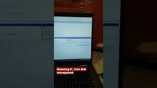 Disk management, change drive letter and path.