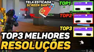 TOP 3! ✅ QUAL MELHOR RESOLUÇÃO TELA ESTICADA ( SCREEN SHIFT) EMULADOR BLUESTACKS MSI FREE FIRE
