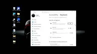 How to disable and enable sticky keys shortcut on Windows 11