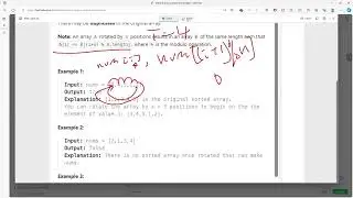 LeetCode 1752 | Check if Array Is Sorted and Rotated | Array | Debug | Java