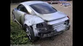 coches de lujo marca audi accidentados y aostiados