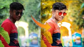 lightroom orange and yellow effect photo editing