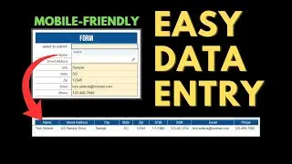 Easy Data Entry in Google Sheets with onEdit Apps Script for Mobile-Friendly Solution