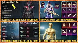 🔴 Blood Raven X suit Coming Back in BGMI ? | Next Premium / Classic Crates | Upcoming UC events