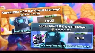 beating super mini pekka challenge using a real deck in clash royale!