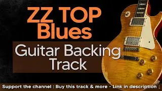 ZZ Top Guitar Backing Track - Minor Blues Jam in Cm
