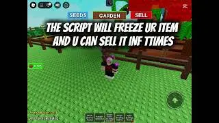 Grow a Garden | infinite money and freeze item and dupe *OP*