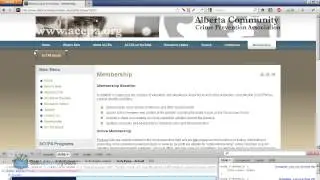 Website Review - Alberta Crime Prevention Association