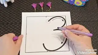 Учимся писать цифру 3