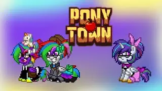 🔶Jade, Pulga XD y Sky Juegan a Los Minijuegos de Pony Town😍