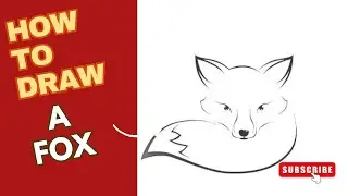 How to Draw a Fox Easy | Fox Drawing for Kids