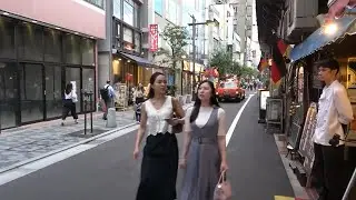 Tokyo walking tour, Shimbashi, Ginza. A walking tour of Tokyo's ritzy centre.