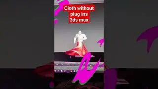 skirt without plug ins in 3ds max 