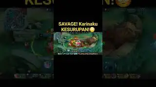 SAVAGE! Karina Mode Badass!😲#mlbb #shorts #short #karinasavage #djrazorgaming