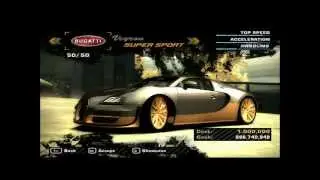 Need for Speed Most Wanted (my) Shop Cars