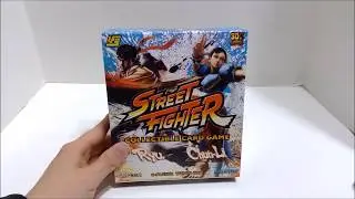 Opening UFS Street Fighter Collectible Card Game 2-Player Turbo Box!