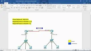 CCNA LAB Part 6 | Subnetting | VLSM | How to solve VLSM | How to find subnets |  EIHeducation