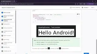 ✨🚀 Just finished exploring Jetpack Compose Basics Codelab — my very first step into Android app.