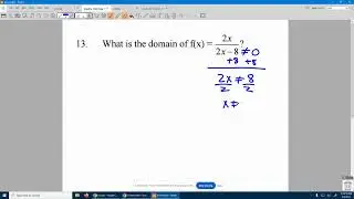 Algebra 2 RQ Ch. 1-2 Lookalike #13