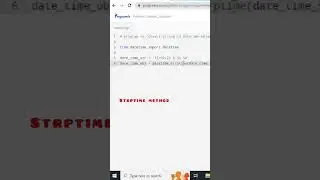 Convert string date to datetime object in python | use of strptime | datetime format