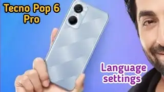How To Change Language In Tecno Pop 6 Pro, Change Language Setting