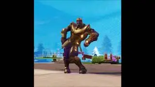 Thanos from Fortnite meets Megalovania from Undertale???