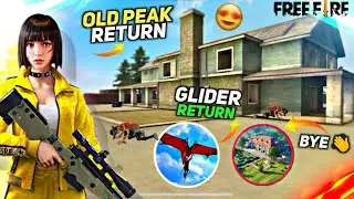 Old Peak & Glider Return Confirmed After Ob45 Update 😍 | Free Fire Old Peak Returned