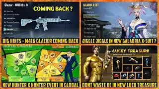 🔴 M4 Glacier Coming Back in BGMI ? | New Galadria X suit Full Look | Next UC bonus challenge in BGMI