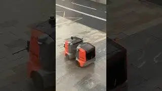 Робот дворник в Москве на Покровке 🤪 #технологии #робот
