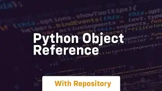 python object reference