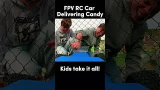 RC Car Gives Candy to Kids 