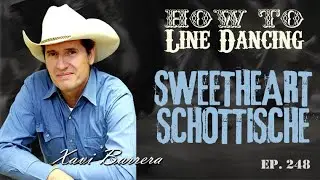 How to dance SWEETHEART SCHOTTISCHE 26 Counts Beginner Country Line Dance.
