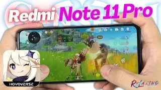 Redmi Note 11 Pro Genshin Impact Gaming Review 2024 | FPS & Battery Drain test